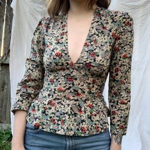 DÔEN Floral Blouse